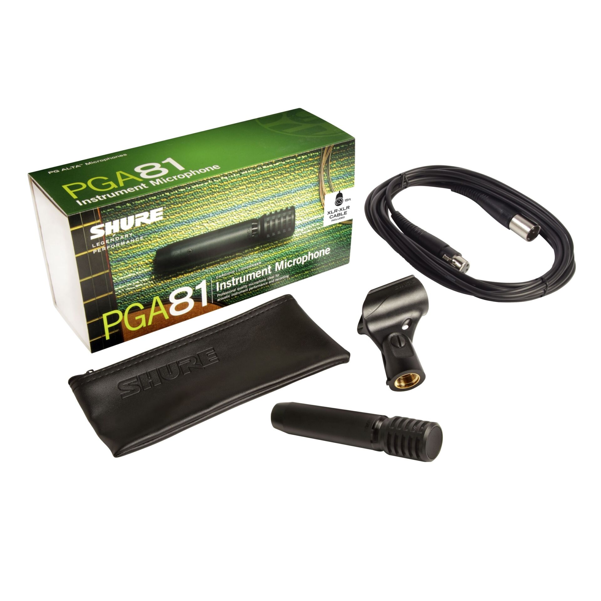 AUDIOIBIZA MICROFONO INSTRUMENTOS SHURE PGA81 XLR 1